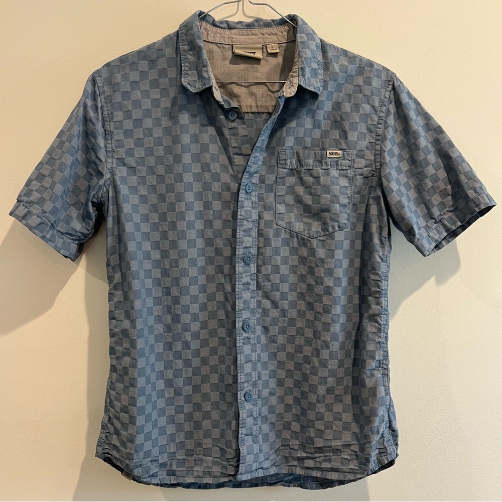 Vans button down shirt Boys size‎ L